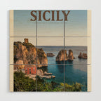 Visit Sicily Wood Wall Art Gallery Image 1