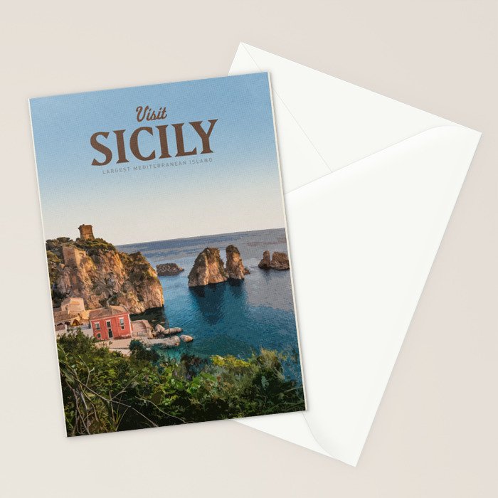 Visit Sicily Stationery Card Gallery Image 2
