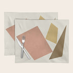 3 Forms Composition - Pink Placemat Gallery Image 1