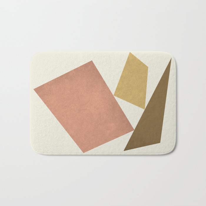 3 Forms Composition - Pink Bath Mat Gallery Image 1