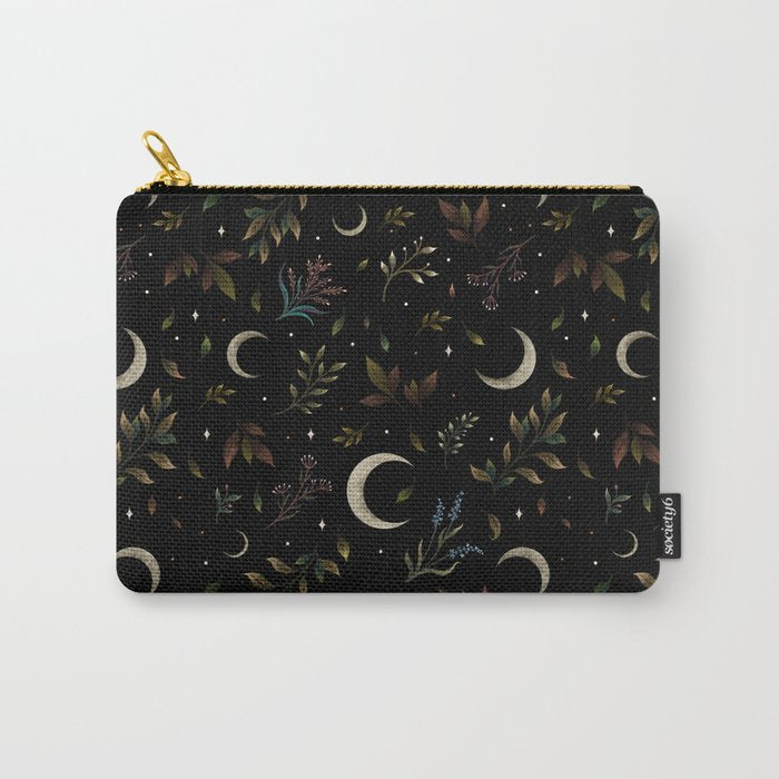 Crescent Moon Garden Carry All Pouch Gallery Image 1