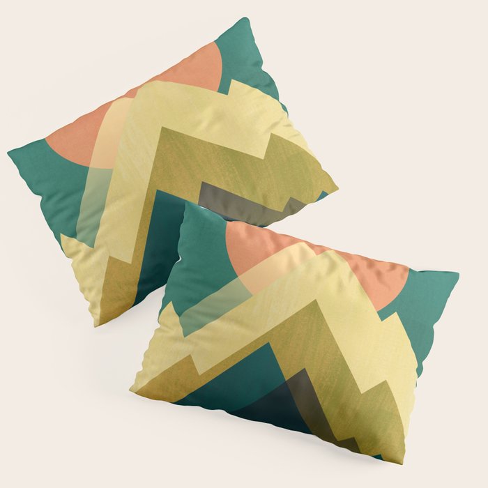 Gold Peak Pillow Sham Gallery Image 1