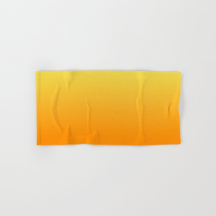 ORANGE Bright Ombre Color Pattern  Bath Towel Gallery Image 1