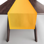 ORANGE Bright Ombre Color Pattern  Table Runner Gallery Image 1