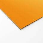 ORANGE Bright Ombre Color Pattern  Welcome Mat Gallery Image 2