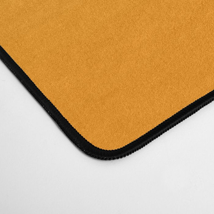ORANGE Bright Ombre Color Pattern  Desk Mat Gallery Image 4