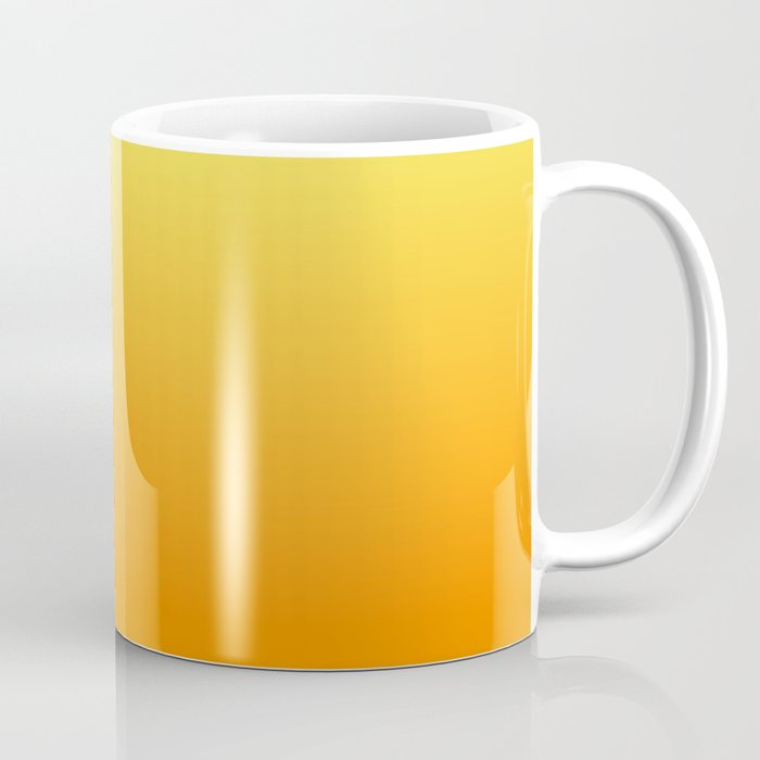 ORANGE Bright Ombre Color Pattern  Coffee Mug Gallery Image 1