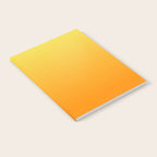 ORANGE Bright Ombre Color Pattern  Notebook Gallery Image 2