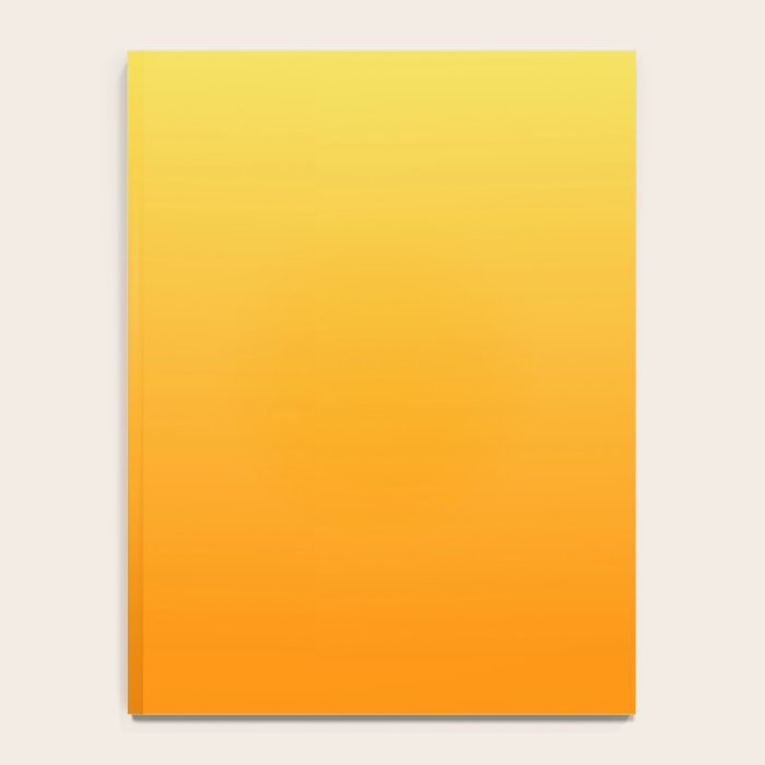 ORANGE Bright Ombre Color Pattern  Notebook Gallery Image 4