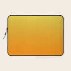 ORANGE Bright Ombre Color Pattern  Laptop Sleeve Gallery Image 1