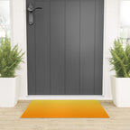 ORANGE Bright Ombre Color Pattern  Welcome Mat Gallery Image 3