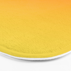 ORANGE Bright Ombre Color Pattern  Bath Mat Gallery Image 3