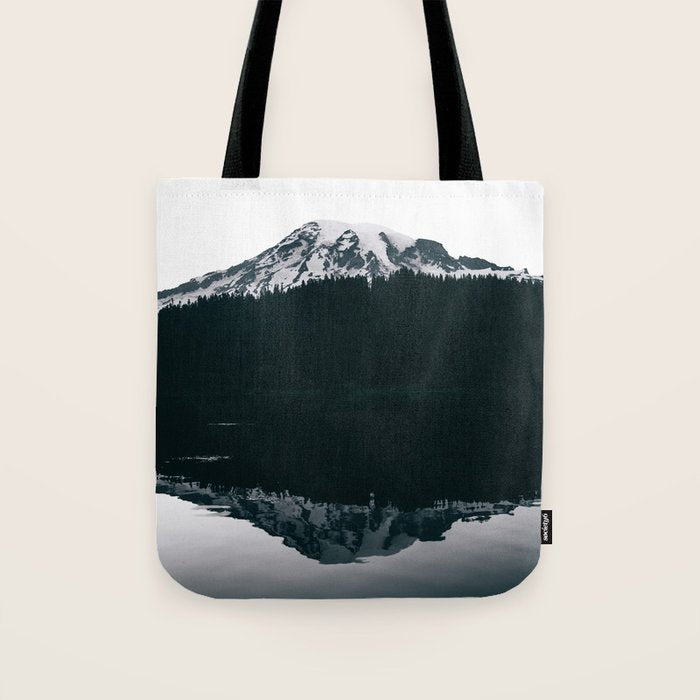 Mount Rainier Reflections Tote Bag Gallery Image 1