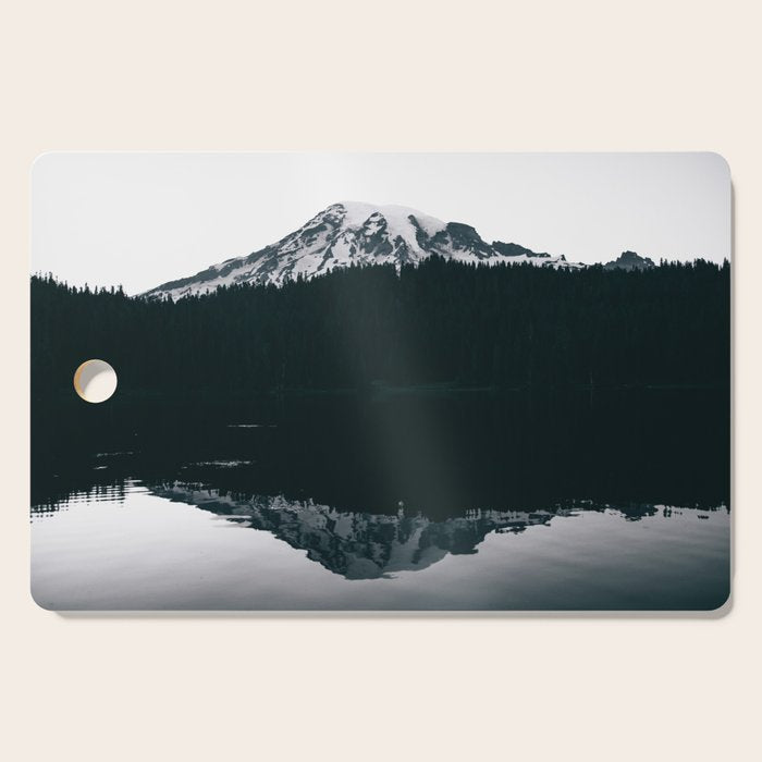 Mount Rainier Reflections Cutting Board Gallery Image 1