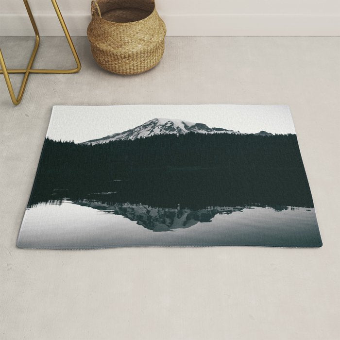 Mount Rainier Reflections Rug Gallery Image 1