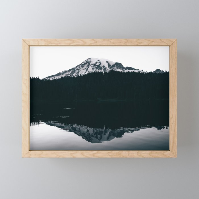 Mount Rainier Reflections Mini Art Print Gallery Image 1