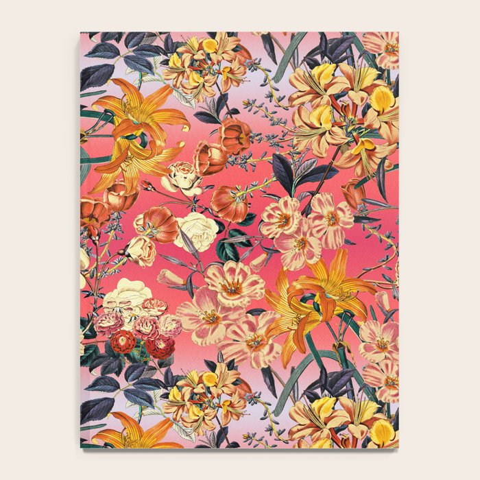 Multicolor Summer Floral Pattern Notebook Gallery Image 4