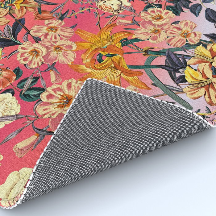 Multicolor Summer Floral Pattern Rug Gallery Image 4