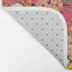 Multicolor Summer Floral Pattern Bath Mat Gallery Image 2