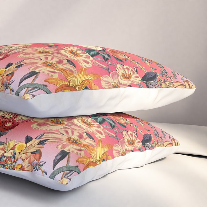 Multicolor Summer Floral Pattern Pillow Sham Gallery Image 3