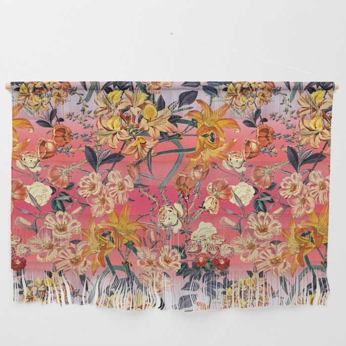 Multicolor Summer Floral Pattern Wall Hanging Gallery Image 1