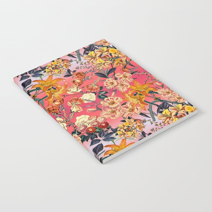 Multicolor Summer Floral Pattern Notebook Gallery Image 2