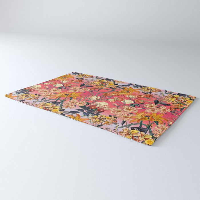 Multicolor Summer Floral Pattern Rug Gallery Image 3