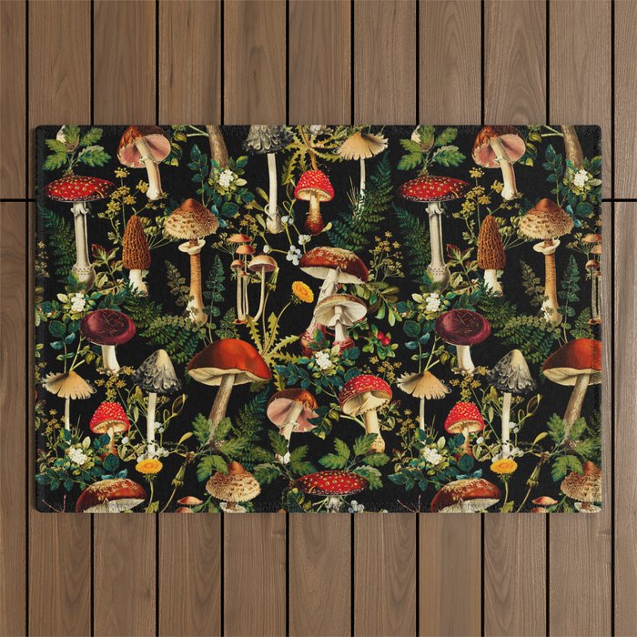 Mushroom Paradise Outdoor Rug Gallery Image 1
