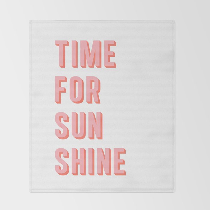 Time For Sunshine Throw Blanket Gallery Image 2