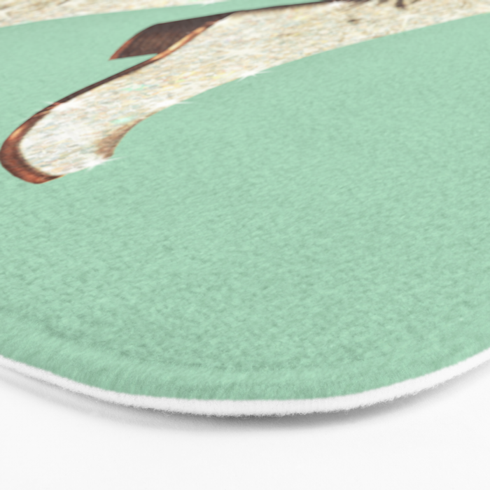 These Boots - Glitter Teal Green Bath Mat Gallery Image 3
