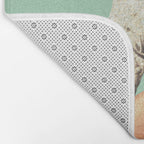 These Boots - Glitter Teal Green Bath Mat Gallery Image 2