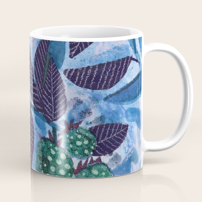 In Season in Blue Raspberry & Teal Coffee Mug Gallery Image 1