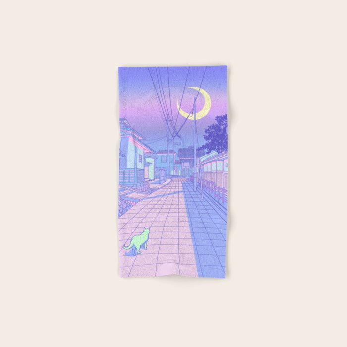 Kyoto Nights Bath Towel Gallery Image 1