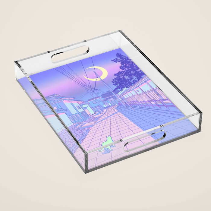 Kyoto Nights Acrylic Tray Gallery Image 1