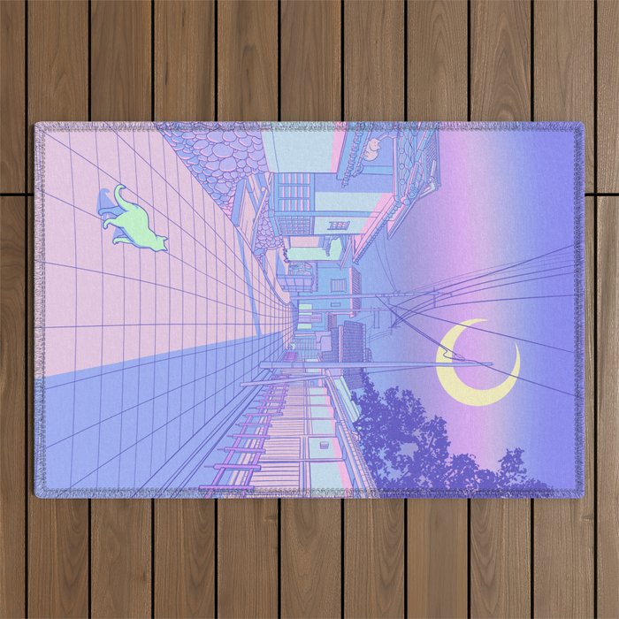 Kyoto Nights Outdoor Rug Gallery Image 1