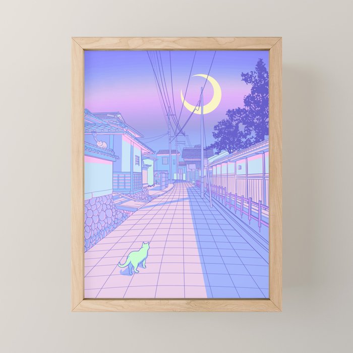 Kyoto Nights Mini Art Print Gallery Image 1