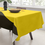 Colorful Parasol Black Yellow Background #decor #society6 #buyart Tablecloth Gallery Image 3