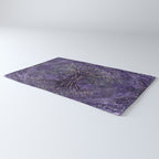 Tree of life -Yggdrasil Amethyst and silver Rug Gallery Image 3