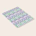 Art Nouveau Pattern 1 - Purple, Pink, Green Notebook Gallery Image 2