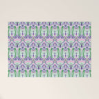 Art Nouveau Pattern 1 - Purple, Pink, Green Welcome Mat Gallery Image 1
