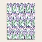 Art Nouveau Pattern 1 - Purple, Pink, Green Notebook Gallery Image 4