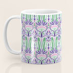 Art Nouveau Pattern 1 - Purple, Pink, Green Coffee Mug Gallery Image 3