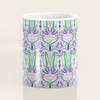 Art Nouveau Pattern 1 - Purple, Pink, Green Coffee Mug Gallery Image 4