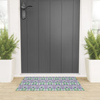 Art Nouveau Pattern 1 - Purple, Pink, Green Welcome Mat Gallery Image 3