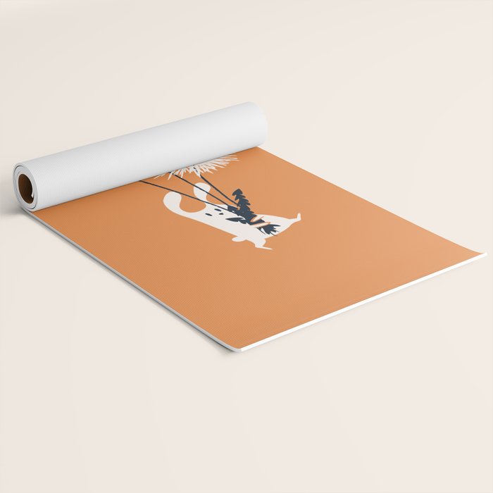 Bunny and Dandelion Bouquet Yoga Mat Gallery Image 2