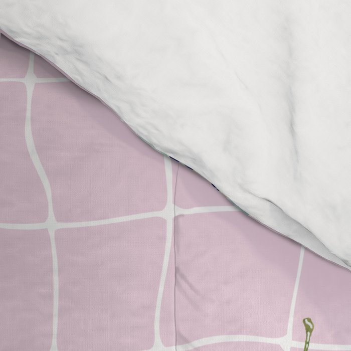 Pink Aesthetic Martini Glass with Cherry Comforter Gallery Image 4