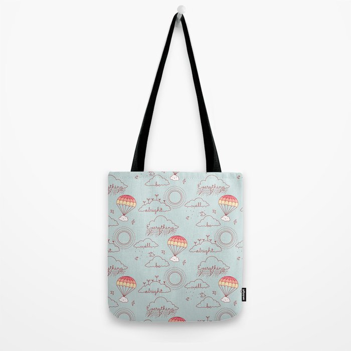 Everything will be alright pattern Tote Bag Gallery Image 2