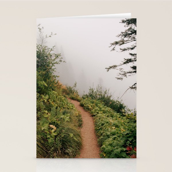 Misty Forest Path Stationery Card Gallery Image 1