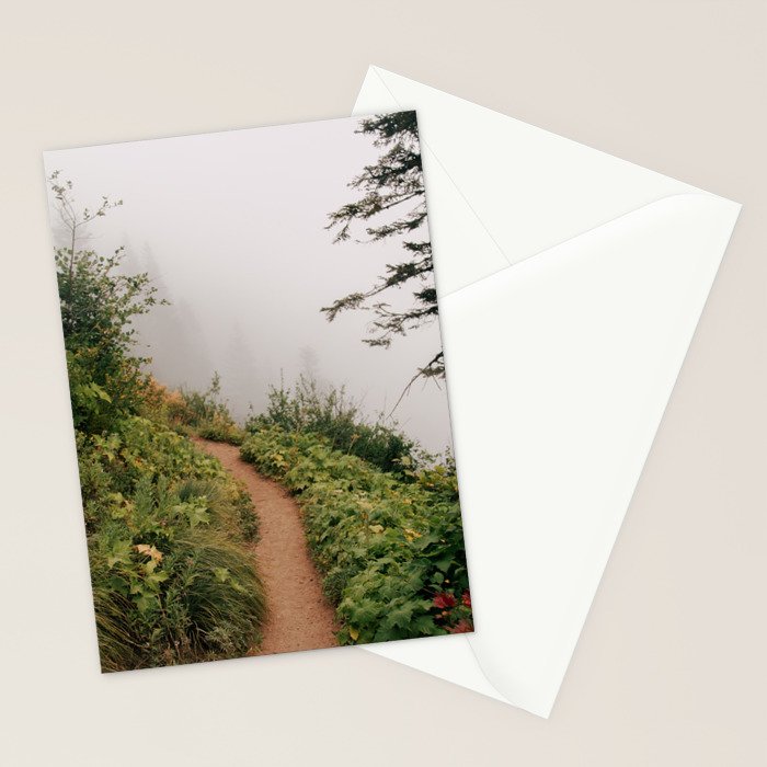 Misty Forest Path Stationery Card Gallery Image 2