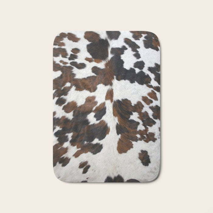 Brown Cowhide Bath Mat Gallery Image 1